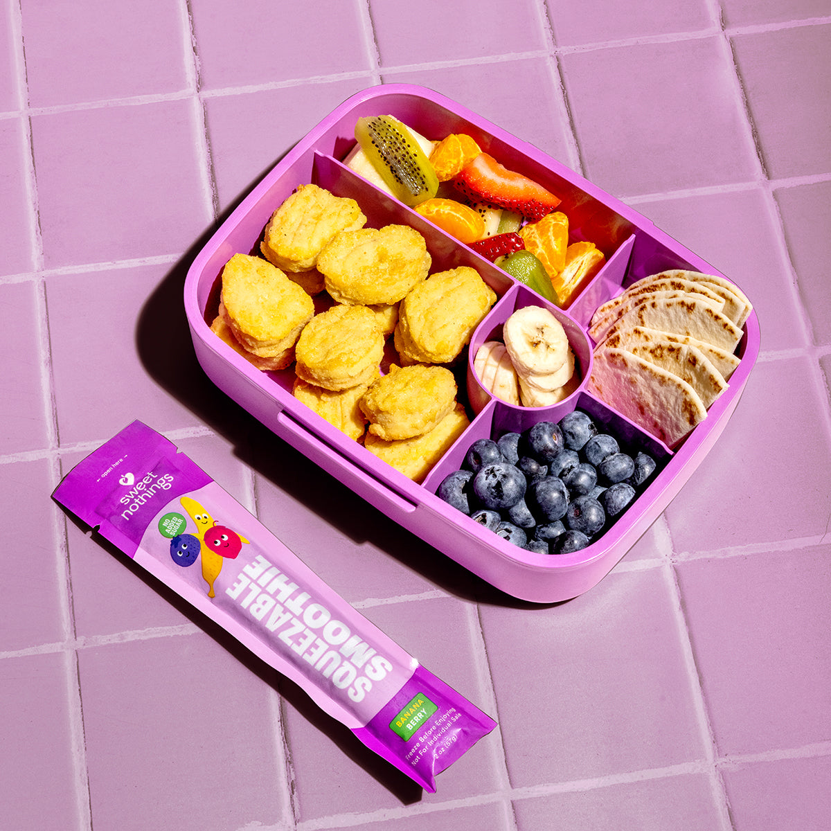 Banana Berry Smoothie Pops