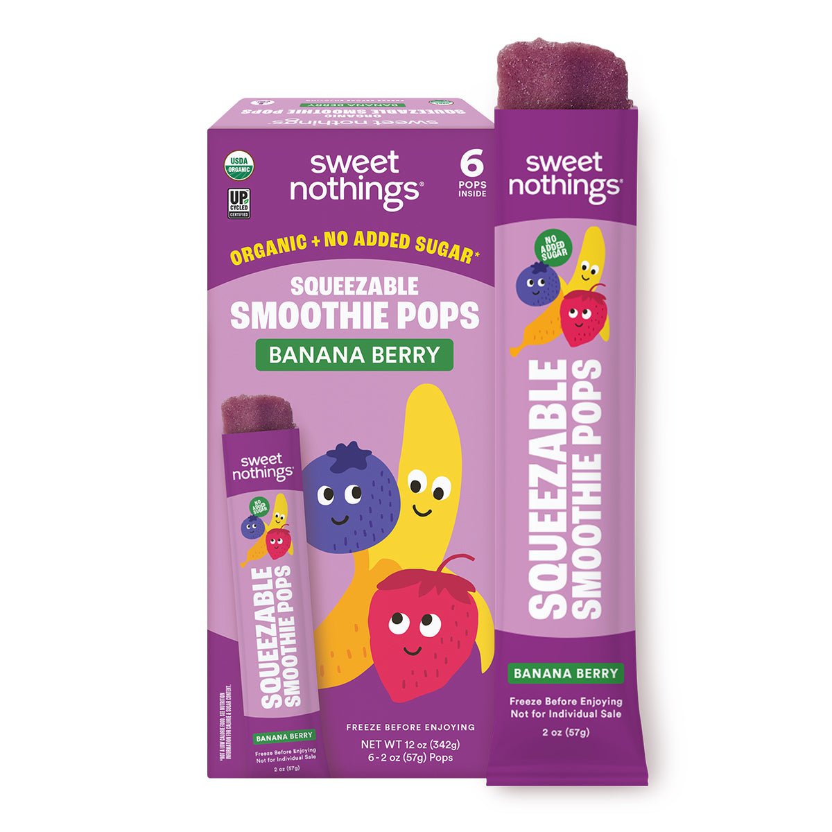 Banana Berry Smoothie Pops
