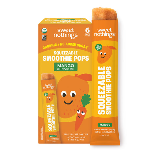 Mango Carrot Smoothie Pops