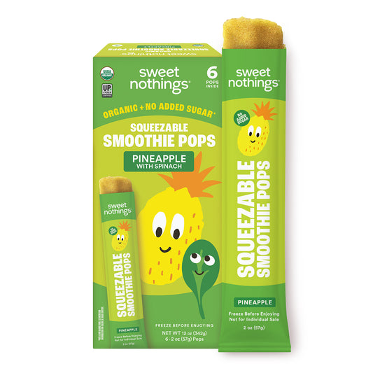 Pineapple Spinach Smoothie Pops