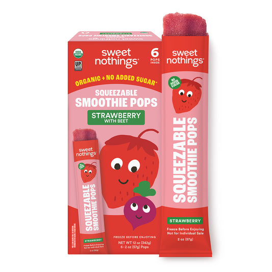 Strawberry Beet Smoothie Pops
