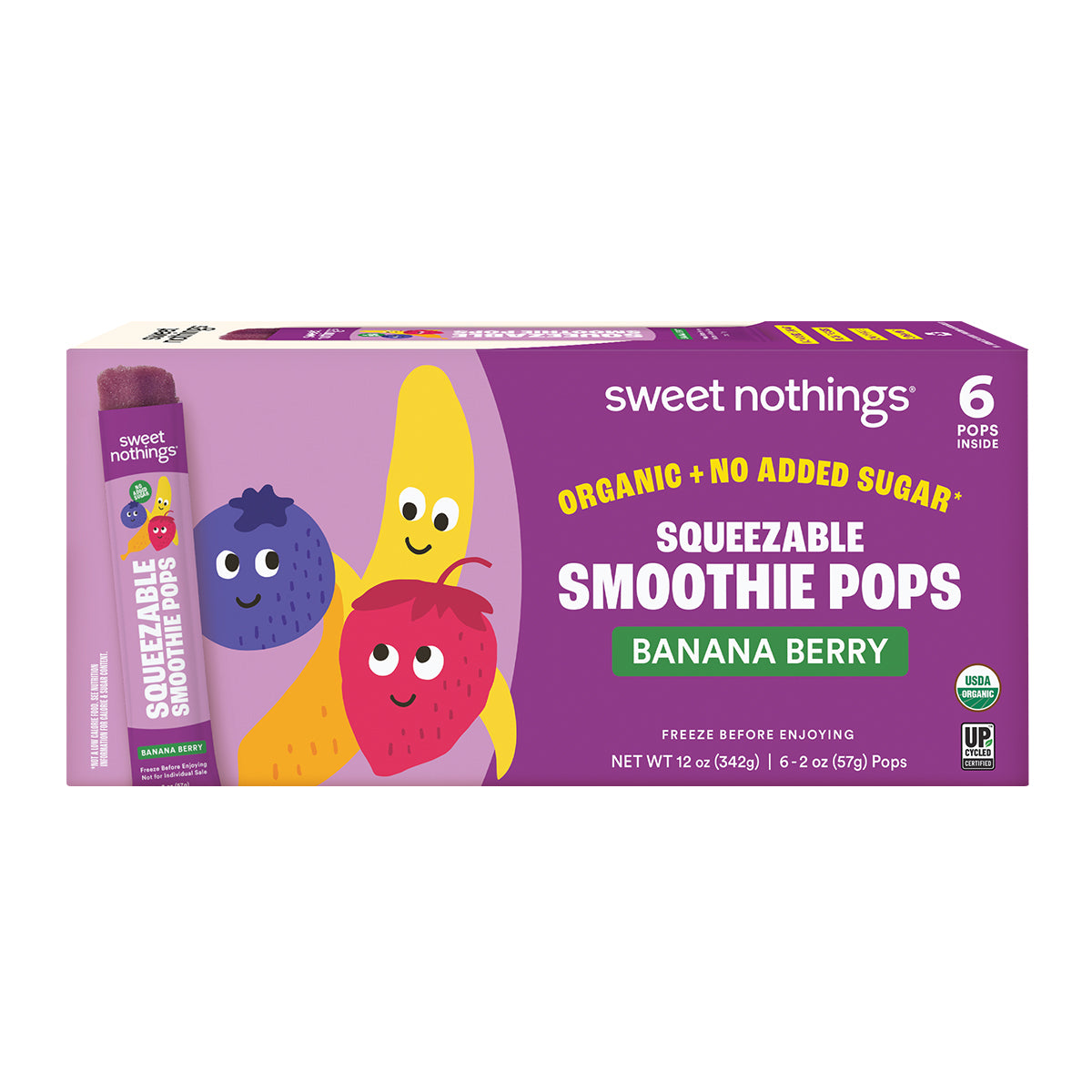 Banana Berry Smoothie Pops