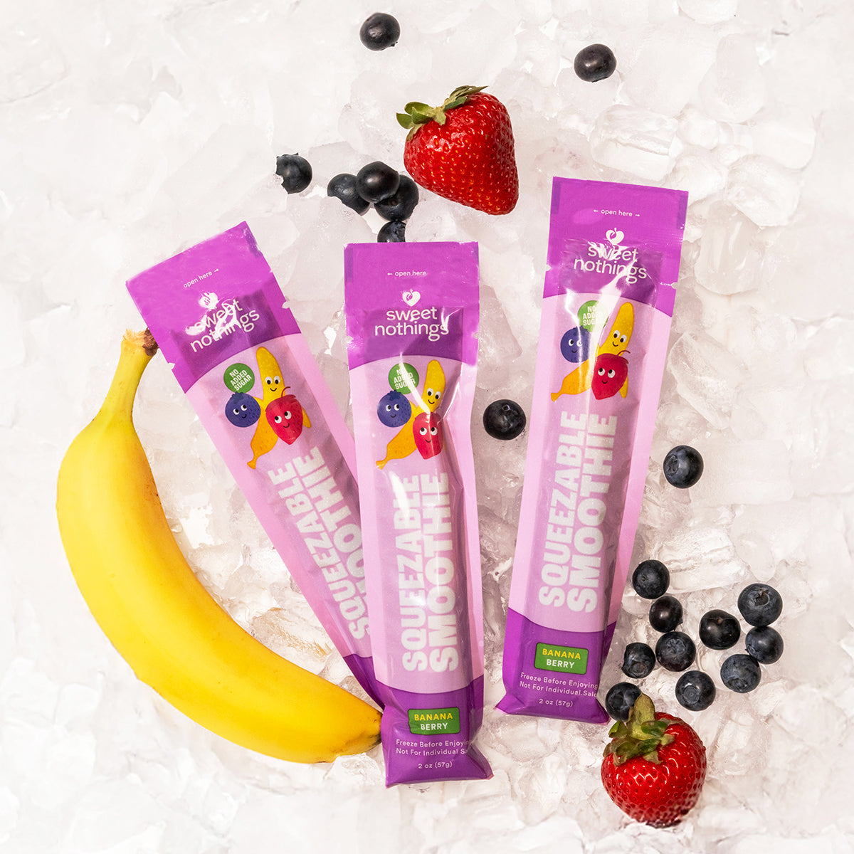 Banana Berry Smoothie Pops