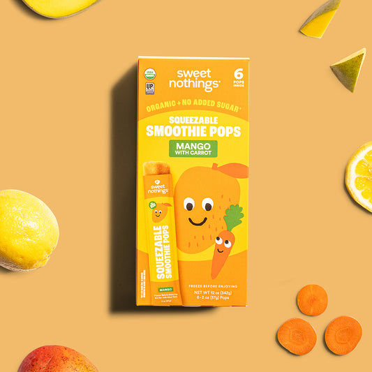 Mango Carrot Smoothie Pops