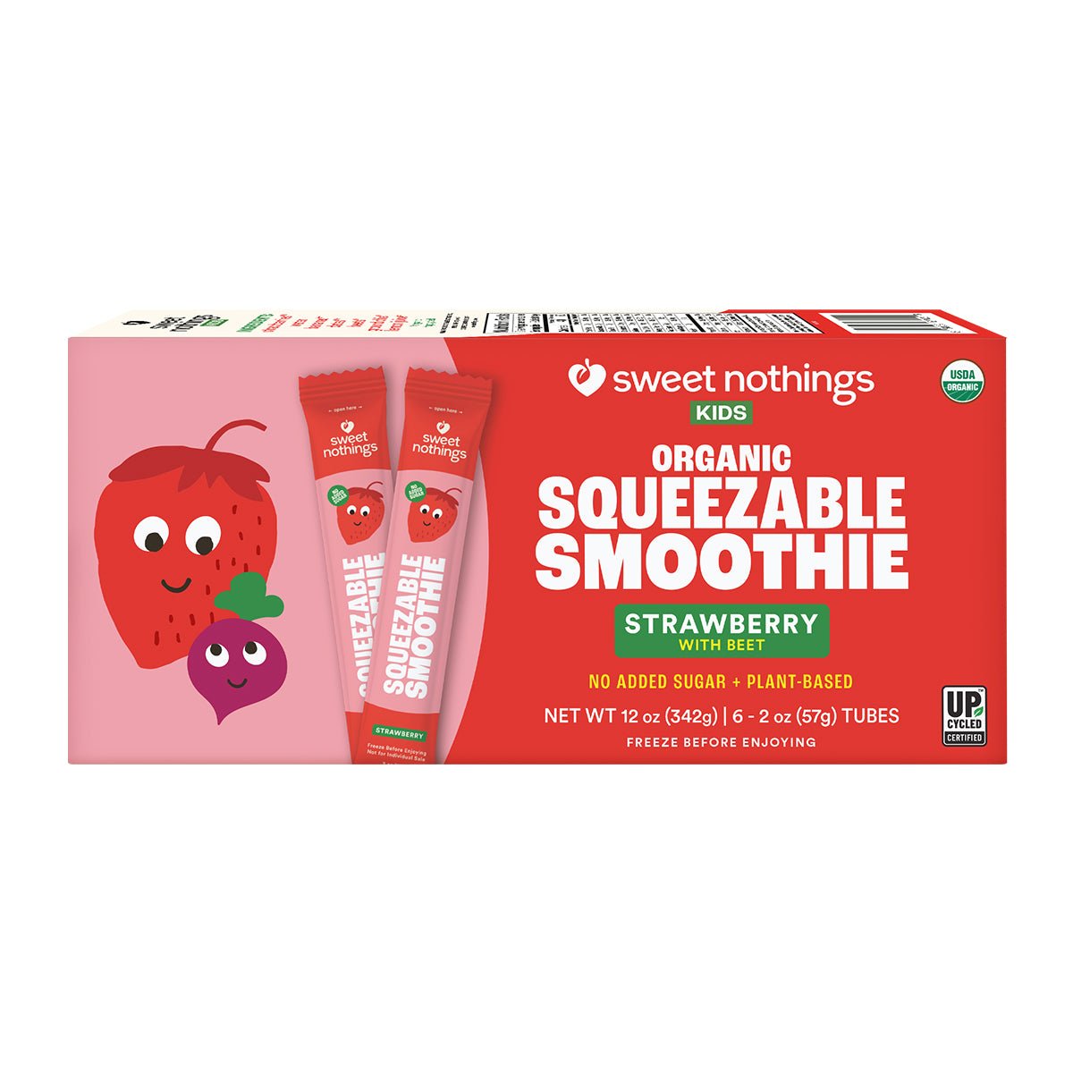 Strawberry Beet Squeezable Smoothie